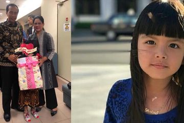 Senyum Hangat dari Shakira Aurum Saat Dijenguk Presiden Jokowi 