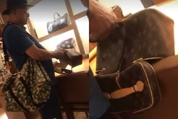 Kesal Pria Ini Gunting Tas Louis Vuitton Edisi Terbatas Seharga