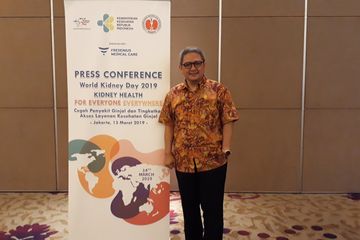 Dr. Budi Mohamad Arief, saat ditemui di konferensi pers Hari Ginjal Sedunia 2019