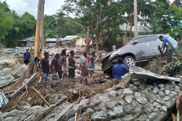 Risiko kesehatan bagi pengungsi setelah banjir bandang Sentani
