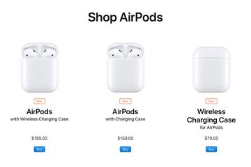 AirPods 2 dengan Wireless Charging Case 