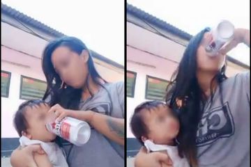 Balita dicekoki bir agar cepat tidur