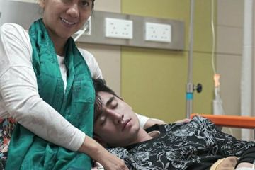 Verrel Bramasta Jatuh Sakit ditemani Venna Melinda di rumah sakit