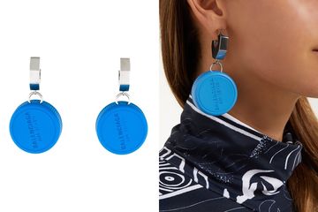 Bottle cap earrings balenciaga best sale
