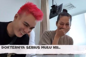 Suasana saat Baim dan paula melakukan pengecekan kandungan 