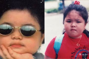 Masa kecil artis cilik bertubuh gemuk nan menggemaskan