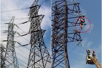 Remaja 16 Tahun Asal Ukraina Tewas Tersetrum Listrik Tegangan Tinggi Setelah Nekat Panjat Menara Sutet.