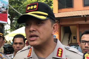 Kapolres Jakarta Barat, Kombes Hengki Haryadi saat memberikan keterangan.