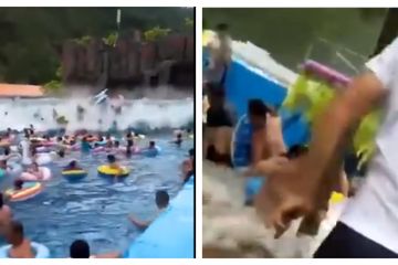 Bak Tsunami Sungguhan Operator Wahana Diduga Mabuk Pasang Ombak