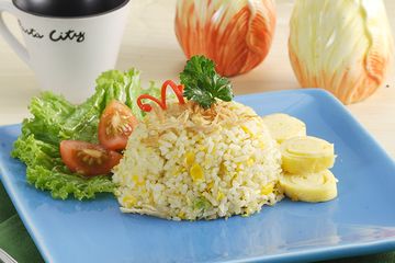 Resep Mudah Nasi Jagung Ayam Suwir Sederhana Ini Dibuat