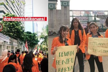 Dua Kali Sisil, Mantan Member JKT48 Ikut Aksi Demo Mahasiswa di ...