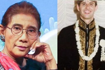 Susi Pudjiastuti dan Daniel Kasier.