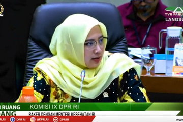 Wakil Ketua Komisi IX DPR RI, Nihayatul Mafiroh saat rapat kerja bersama Menteri Kesehatan dan BPJS, Rabu (6/11/19).