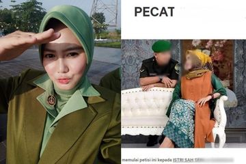 Terlalu Sakit Hati, Istri TNI Ini Nekat Bikin Petisi Online Pecat Sang Suami Akibat Nikah Siri dengan Karyawan Dealer Motor