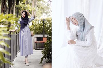Daftar Lengkap Tren Hijab 2020 Warna Bumi Hingga Motif Floral Jadi Favorit Semua Halaman Stylo