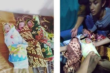 Ibu Muda Yang Meninggal seperti dengan Ekspresi Tersenyum, Setelah Melahirkan 3 Bayi Kembar. 