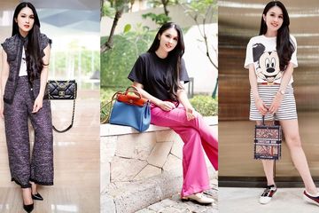 5 Fashion Mewah Artis Vannesa Angel dengan Tas Branded, Intip