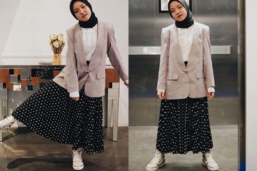 Berita Tren Hijab 2020 Terbaru Hari Ini Tren Hijab 2020 Gaya Modis Nan Santun Dengan Rok Plisket Ala Nissa Sabyan