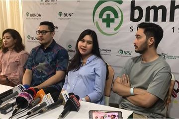 Syahnaz Sadiqah langsung aktif pasca persalinan sesar.