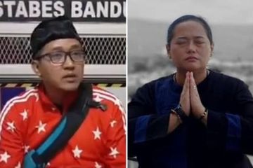 Mbak You dan Teddy. Menurut paranormal Mbak You, ada yang panik jelang autopsi almrahum Lina Jubaedah.