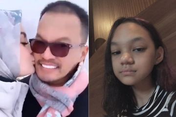 Jennifer Dun bikin anak bungsu Faisal Harris nangis