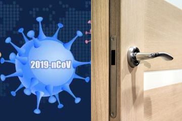 Para ilmuwan di Guangzhou China selatan, mendeteksi adanya asam nukleat dari coronavirus baru (2019-nCoV) terdeteksi pada gagang pintu.