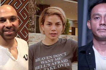 Kolase Sajad Ukra (kiri), Nikita Mirzani (tengah), dan Dipo Latief (kanan)