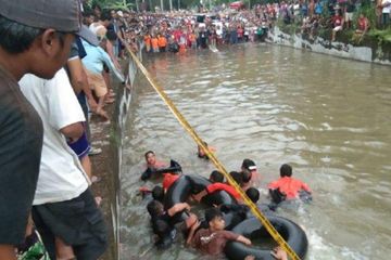 Underpass Kulur, lokasi tenggelamnya sejumlah siswa yang menewaskan dua orang di Kulon Progo.