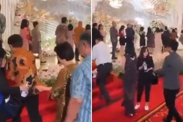 Sediakan hand sanitizer bagi tamu undangan dalam pesta pernikahan