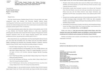 Surat Terbuka untuk Presiden dari Komunitas Disabilitas Rungu/Tuli/HoH