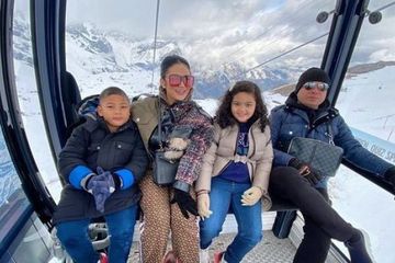 Krisdayanti liburan bersama keluarga di tengah wabah virus corona
