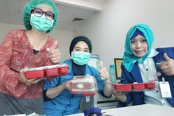 Tetap sehat dengan menyantap makanan tinggi nutrisi di tengah wabah Covid-19.