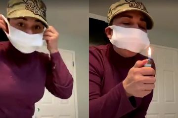 Tutorial membuat masker kain dari kaus kaki