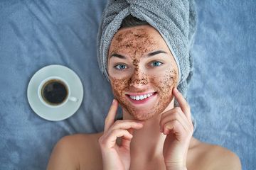 masker wajah dar ampas kopi
