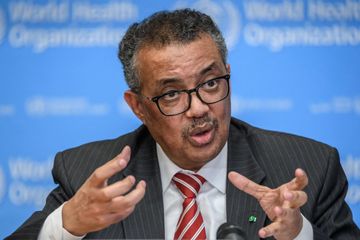 Direktur Jenderal World Health Organization (WHO) Tedros Adhanom Ghebreyesus.
