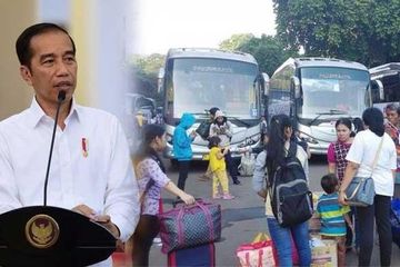  Presiden Joko Widodo alias Jokowi membuat pernyataan bahwa mudik dan pulang kampung adalah dua hal yang berbeda
