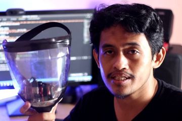 Terinspirasi dari Iron Man, Dosen di Banyumas Ciptakan Masker Pendeteksi Sebaran Covid-19