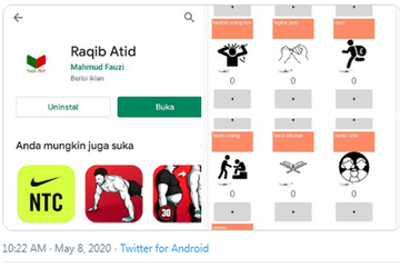Aplikasi Raqib Atid, Catatan Buku Amal Virtual Pengontrol Dosa dan ...