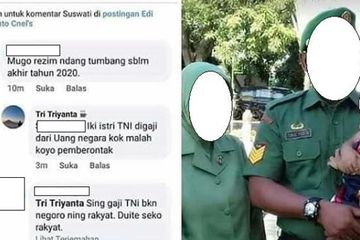Istri Prajurit TNI AD tulis 'Semoga Rezim Tumbang', suami langsung disidang KSAD Andika Perkasa