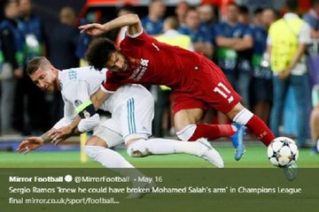 Cedera Mohamed Salah di Final UCL 2018 Adalah Maha Karya Sang Ahli ...