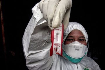 Ilustrasi Rapid Test dan Swab Covid-19 