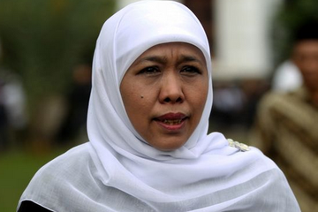 Gubernur Jawa Timur Khofifah Indah Parawansa ucap syukur atas kemenangan Jawa Timur di lomba inovasi new normal