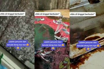 Kondisi kamar anak kos setelah ditinggal berbulan-bulan selama pandemi corona