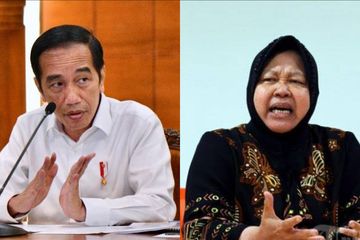 Wali Kota Risma menangis usai disentil Pfresiden Jokowi
