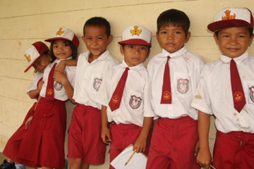 Ilustrasi anak sekolah. IDAI Jawa Tengah melaporkan ribuan anak Indonesia terinfeksi virus corona.