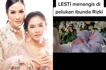 Lesty Kejora menangis di pernikahan Rizki D'Academy viral di media sosial