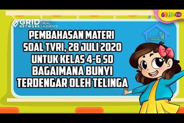 Soal Dan Jawaban Bagaimana Bunyi Terdengar Oleh Telinga Belajar Dari Rumah Selasa 28 Juli 2020 Kids