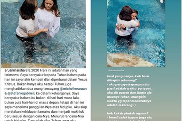 Selama Ini Diberondong Pertanyaan Soal Pindah Keyakinan, Marsha ...