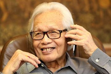 Jakob Oetama, pendiri Kompas Gramedia yang wafat di usia 88 tahun. 