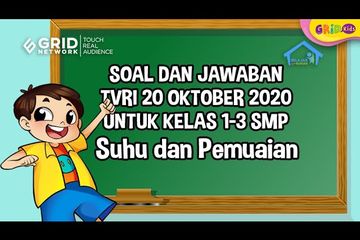 Soal Dan Jawaban Materi Tvri Suhu Dan Pemuaian Selasa 20 Oktober 2020 Semua Halaman Kids